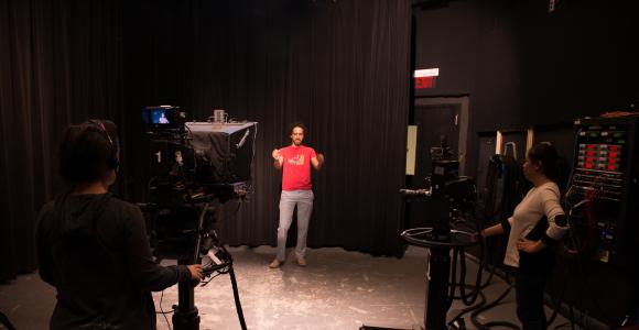 Producers Filming in Studio
