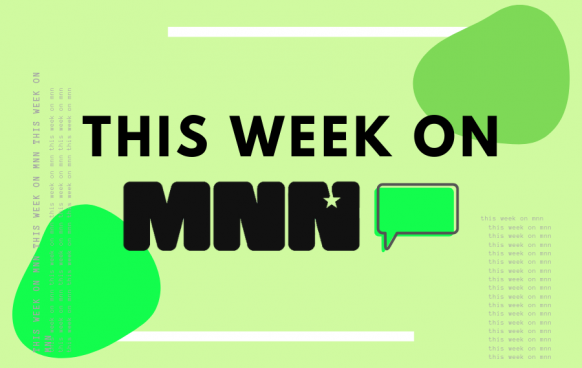 This week on MNN 2 Circles and Text with green shades