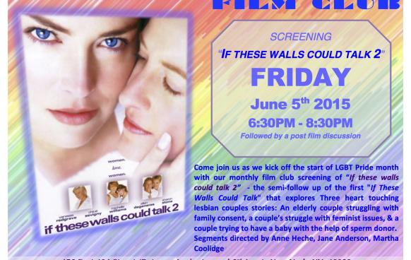 MNN Firehouse Film Club June '15 If these Walls Could Talk 2