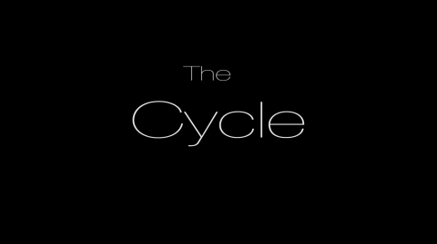 The Cycle logo with black background