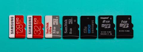 Photo of multiple micro SD cards