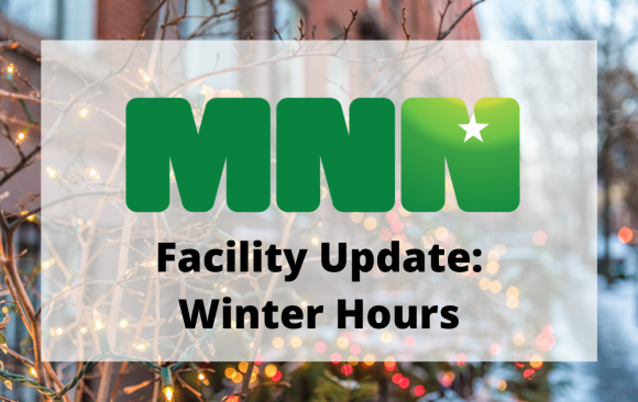 Text: Facility Update; Winter Hours