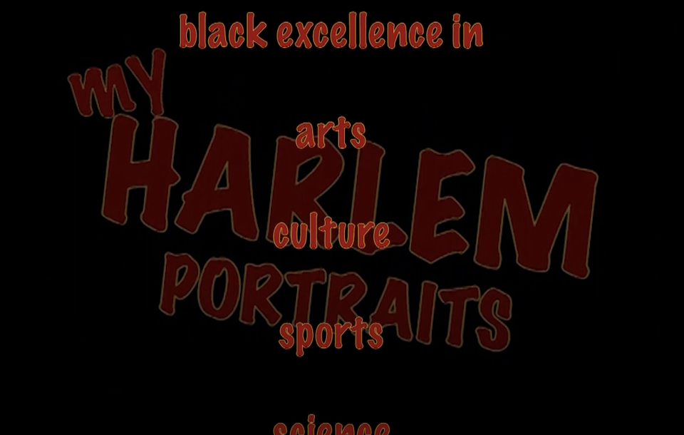 My Harlem Portraits