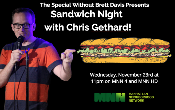 Sandwich Night with Chris Gethard Returns for 2016! 