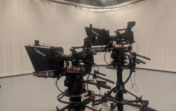 Two Studio Cameras in MNN's Studio 1