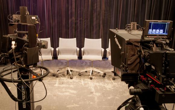 chairs on set open studio